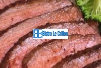 Master the Art of Cooking a Juicy Sirloin | Bistro Le Crillon