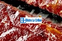Master the Art of Cooking Back Ribs with Ease | Bistro Le Crillon