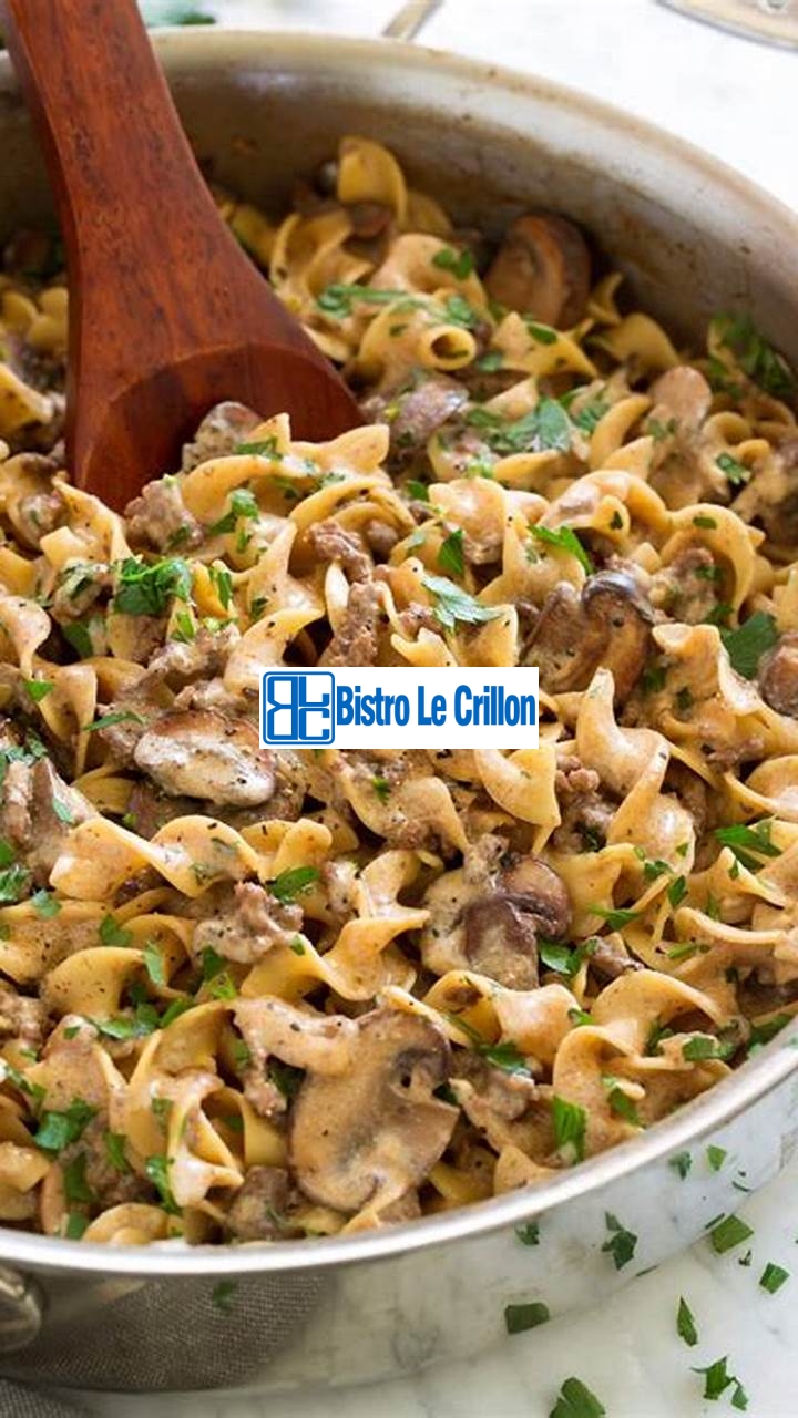 Master the Art of Cooking Beef Stroganoff | Bistro Le Crillon