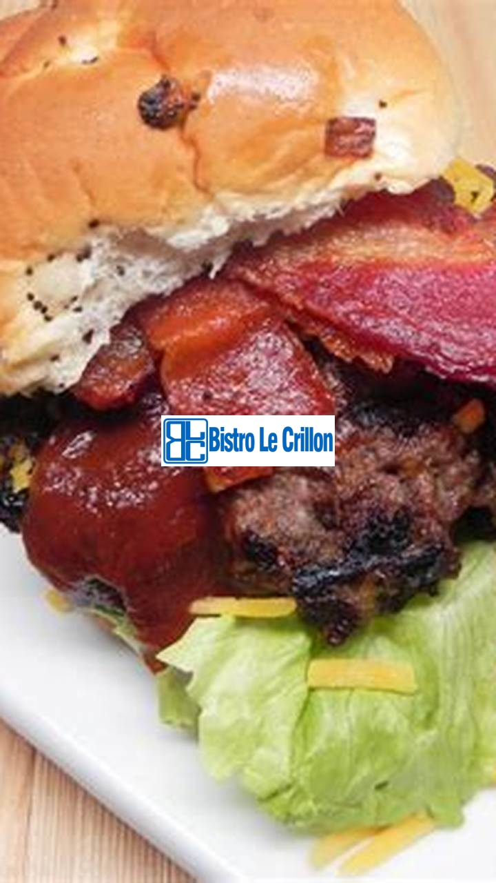 Cook Delicious Bison Burgers in Minutes | Bistro Le Crillon