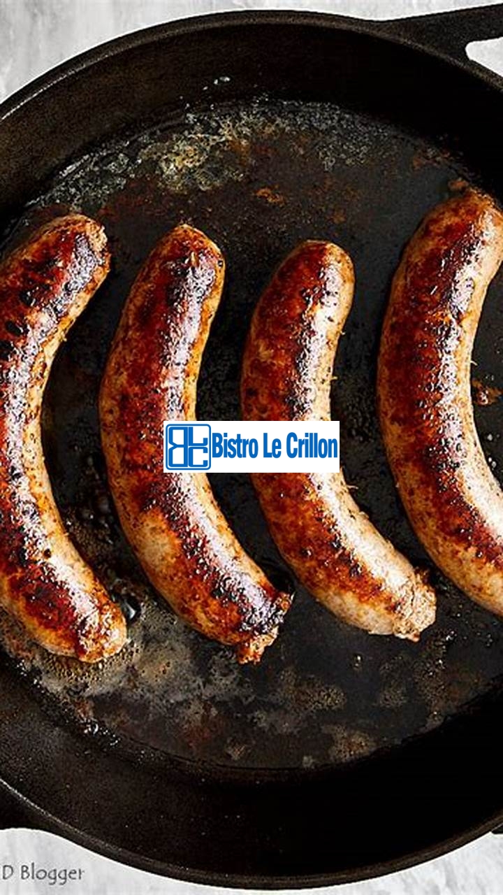 Cooking Bratwurst: A Flavorful Guide for Quick and Easy Meals | Bistro Le Crillon