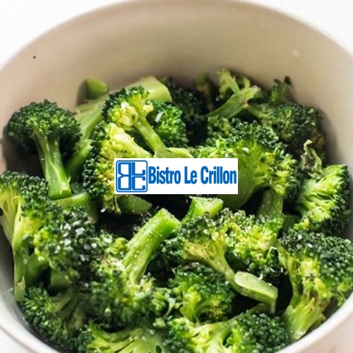 Master the Art of Microwave Cooking with Broccoli | Bistro Le Crillon