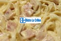 Discover the Authentic Art of Carbonara Cooking | Bistro Le Crillon