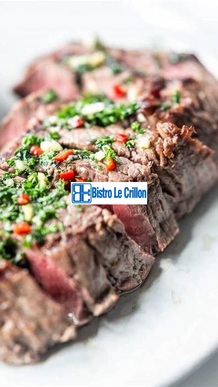 Cook Up a Delicious Chimichurri Steak Tonight | Bistro Le Crillon