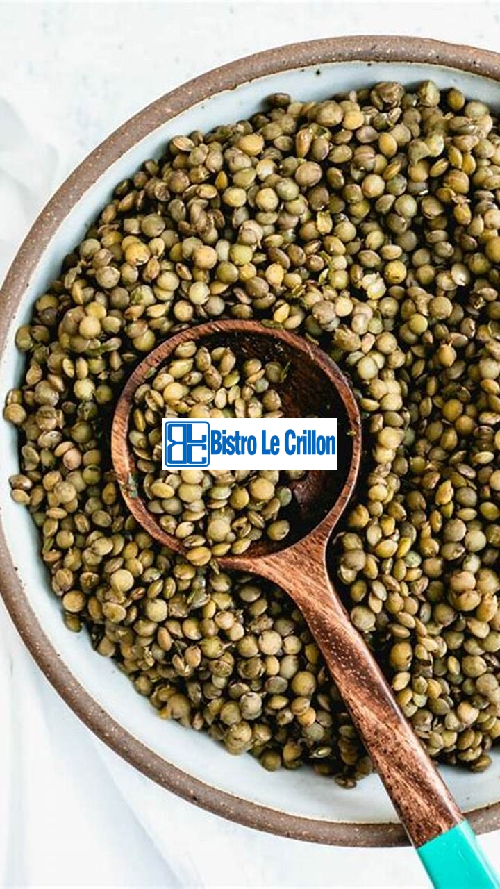 Master the Art of Cooking Delicious French Lentils | Bistro Le Crillon