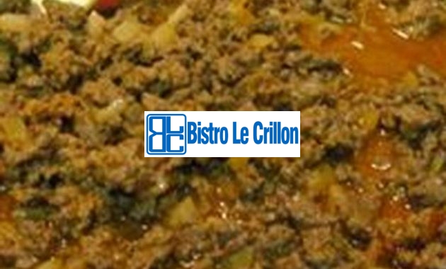 Master the Art of Cooking Ground Bison with These Proven Tips | Bistro Le Crillon