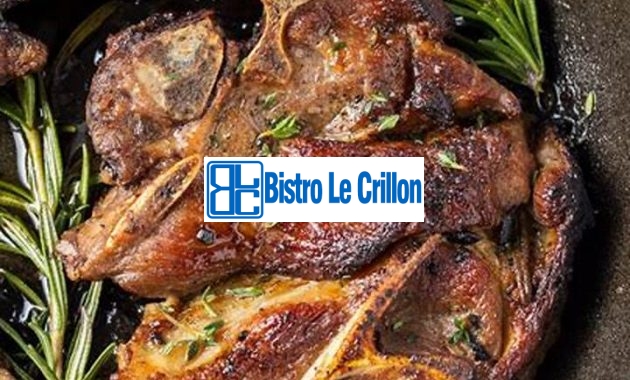 Mastering the Art of Cooking Lamb Shoulder | Bistro Le Crillon