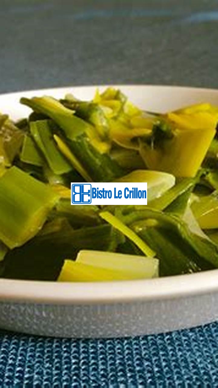 A Delicious and Simple Way to Cook Leek | Bistro Le Crillon
