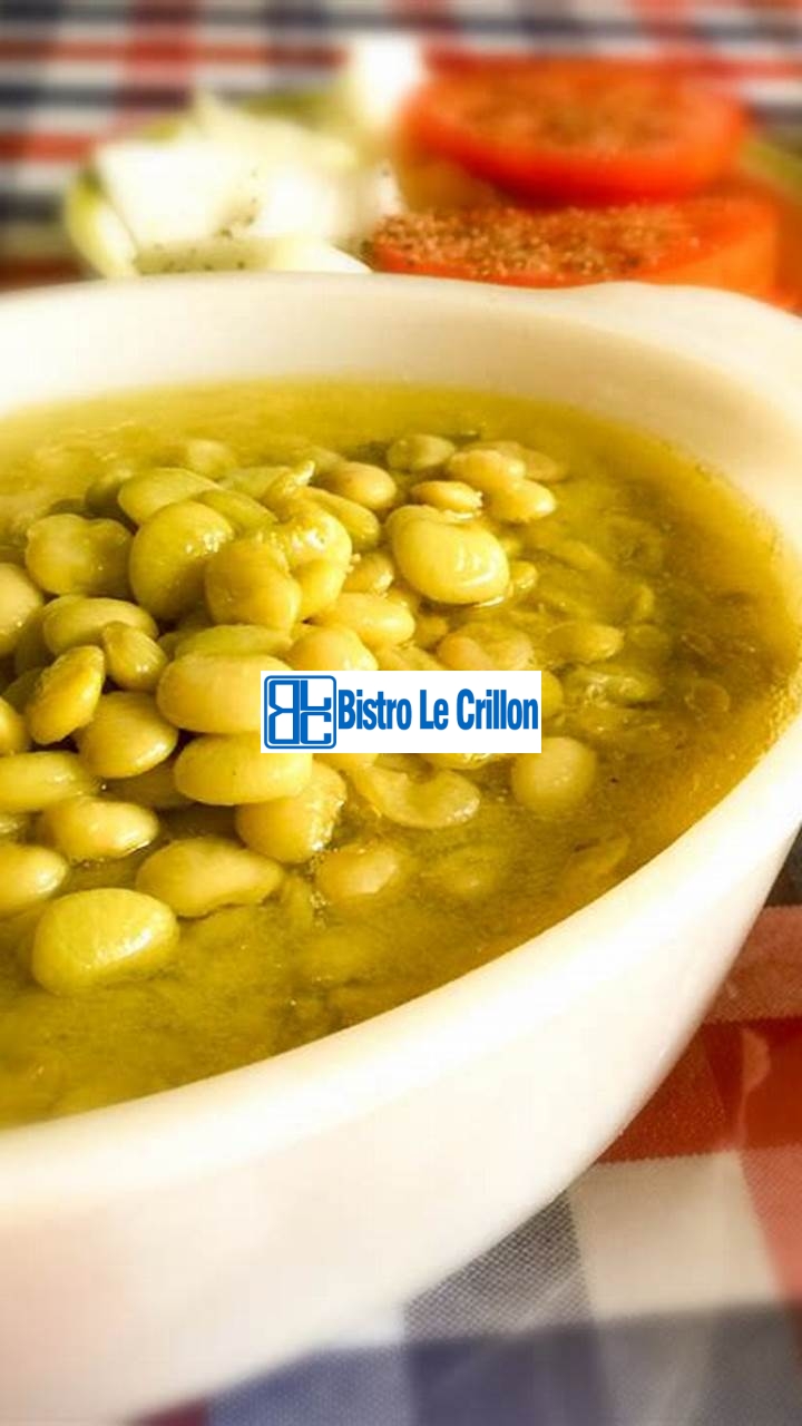Master the Art of Cooking Lima Beans | Bistro Le Crillon