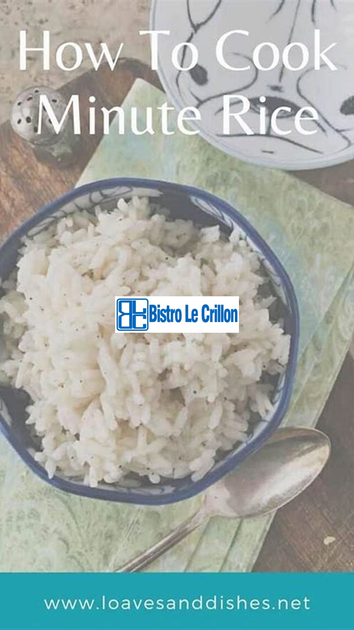 Master the Art of Cooking Minute Rice | Bistro Le Crillon