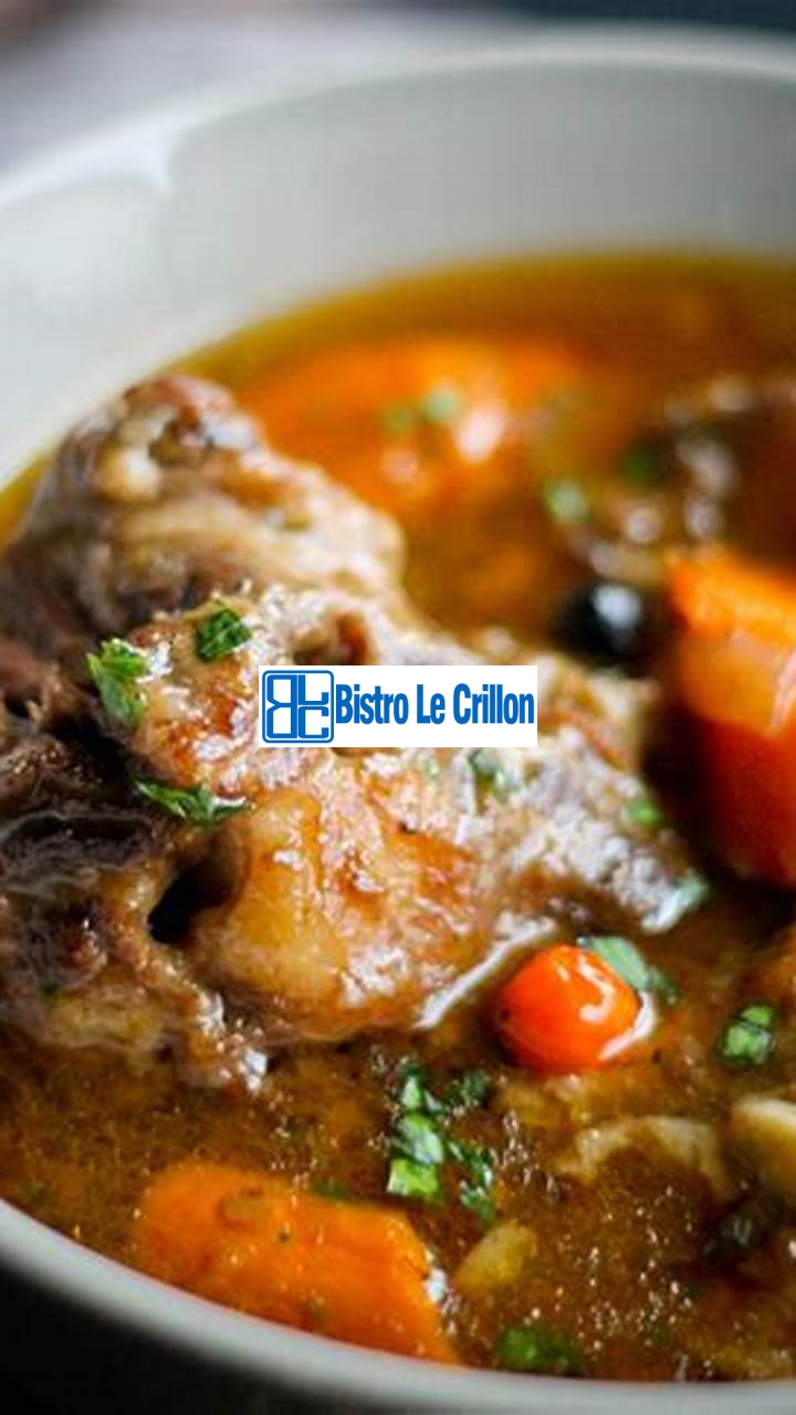 The Foolproof Method for Cooking Delicious Ox Tails | Bistro Le Crillon