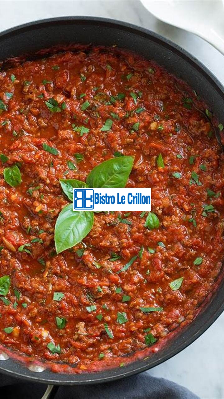 Mastering the Art of Making Delicious Pasta Sauce | Bistro Le Crillon