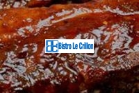 The Perfect Recipe for Cooking Succulent Pork Spareribs | Bistro Le Crillon
