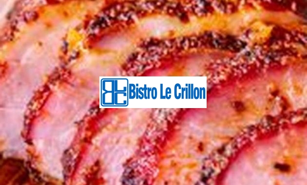 The Perfect Pork Tenderloin Recipe for Delicious Meals | Bistro Le Crillon