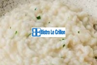Master the Art of Cooking Rice Risotto | Bistro Le Crillon
