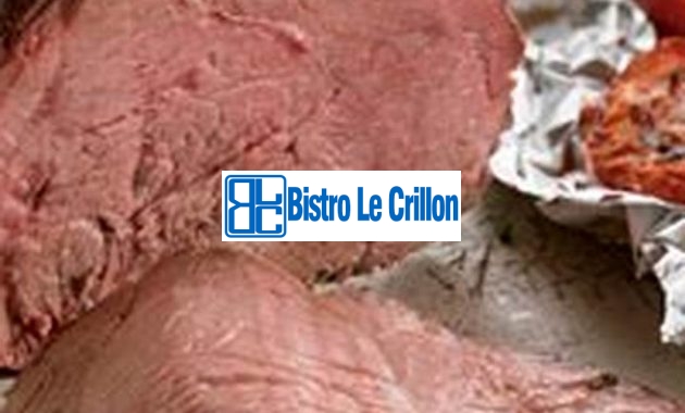 Master the Art of Cooking a Sirloin Roast | Bistro Le Crillon