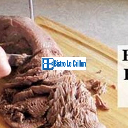 Master the Art of Cooking Tongue Beef | Bistro Le Crillon