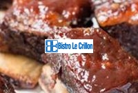 Master the Art of Cooking Succulent Short Ribs | Bistro Le Crillon