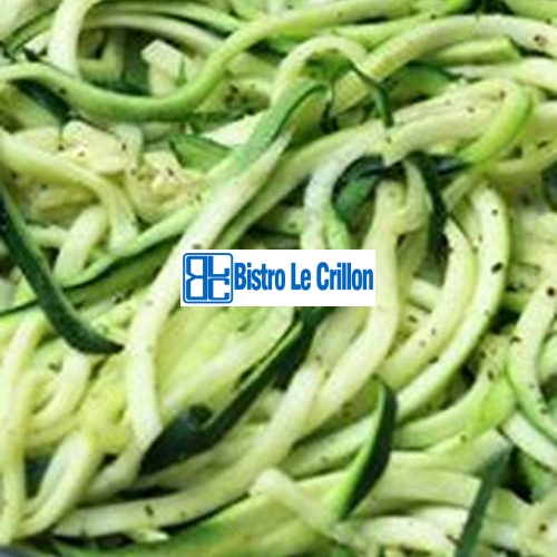 Delicious Ways to Cook Zucchini Noodles | Bistro Le Crillon